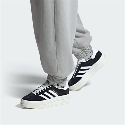 adidas gazelle schwarz bold|original Adidas gazelle men's black.